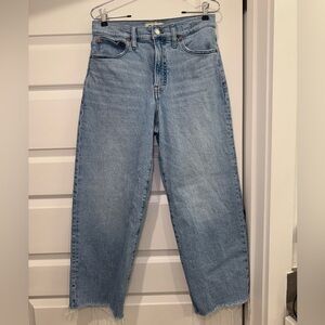 Madewell The Perfect Vintage Crop Wide Leg Jeans – Size 28
